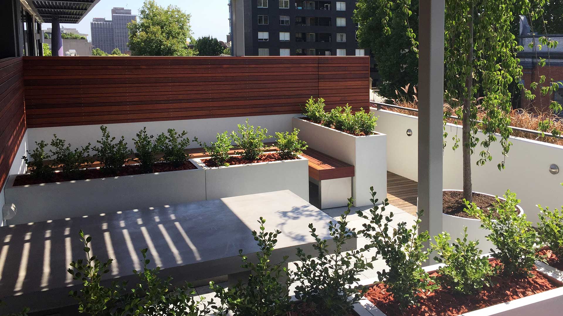 Rooftop function space on a commercial building in Surry Hills, Sydney
